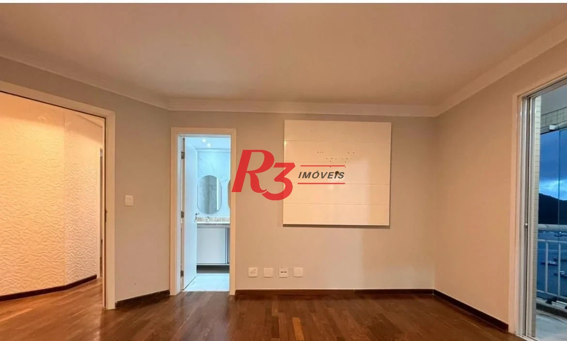 Apartamento com 3 dormitórios para alugar, 199 m² - Ponta da Praia - Santos/SP