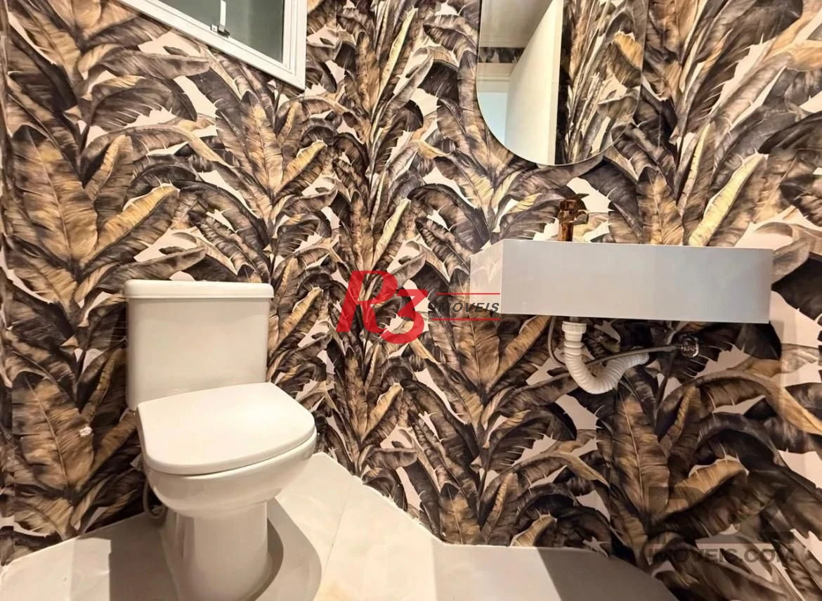 Apartamento com 3 dormitórios para alugar, 199 m² - Ponta da Praia - Santos/SP