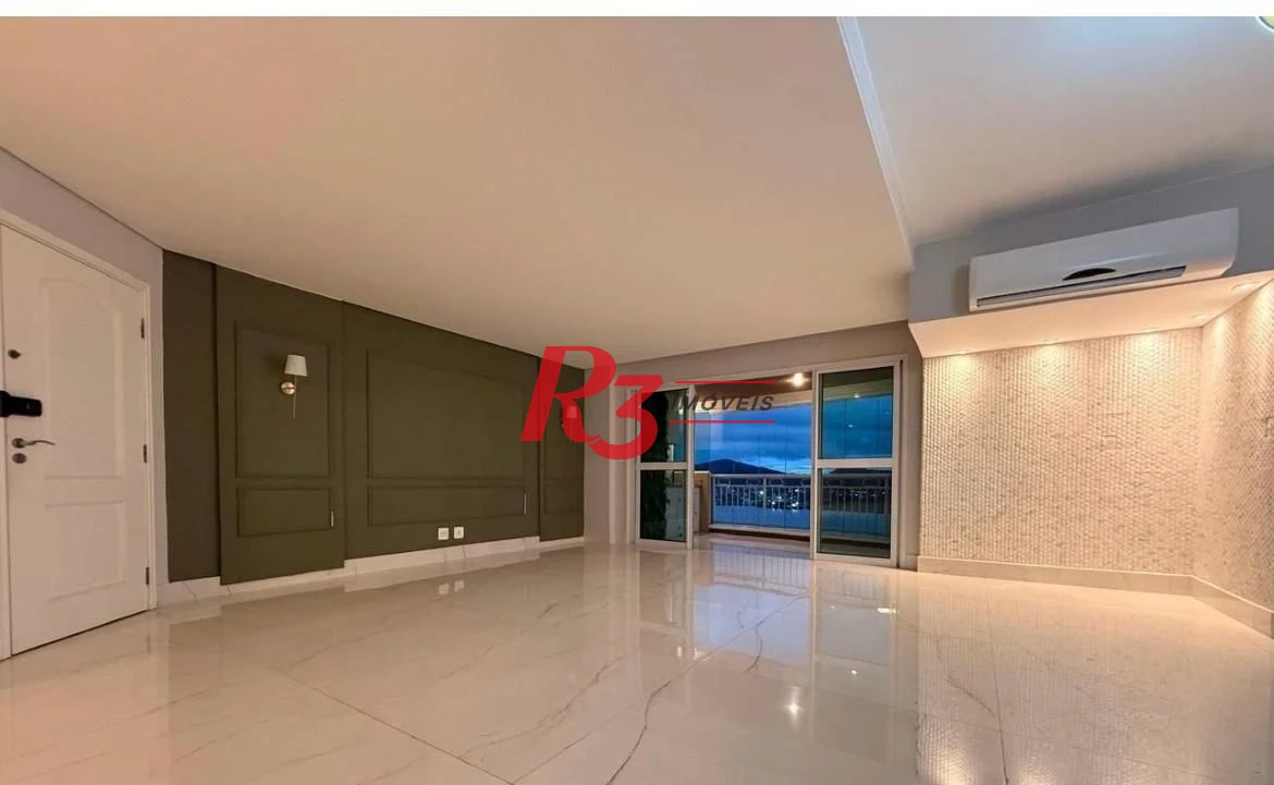 Apartamento com 3 dormitórios para alugar, 199 m² - Ponta da Praia - Santos/SP