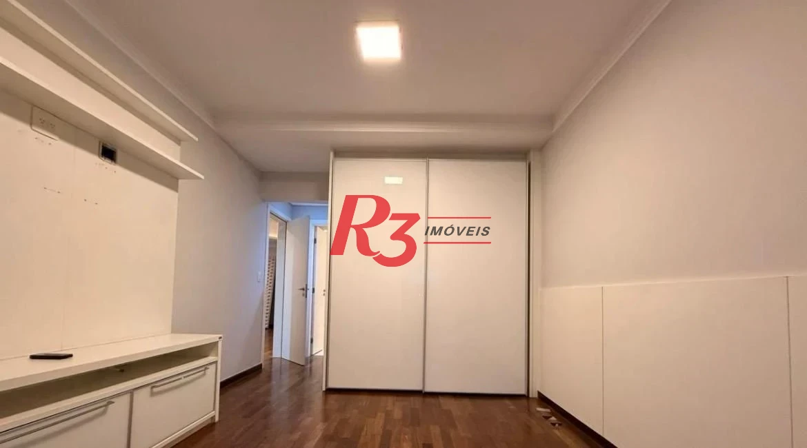 Apartamento com 3 dormitórios para alugar, 199 m² - Ponta da Praia - Santos/SP
