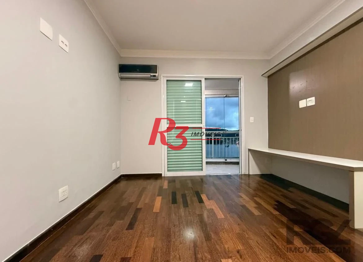 Apartamento com 3 dormitórios para alugar, 199 m² - Ponta da Praia - Santos/SP