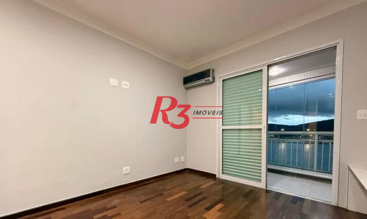 Apartamento com 3 dormitórios para alugar, 199 m² - Ponta da Praia - Santos/SP