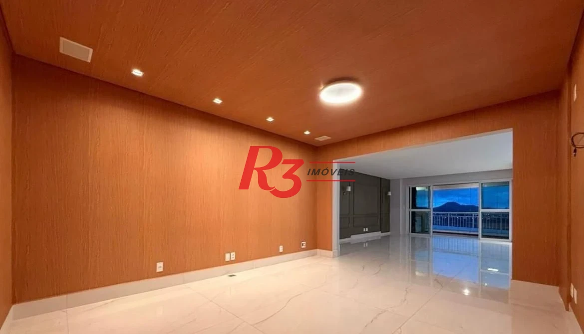 Apartamento com 3 dormitórios para alugar, 199 m² - Ponta da Praia - Santos/SP