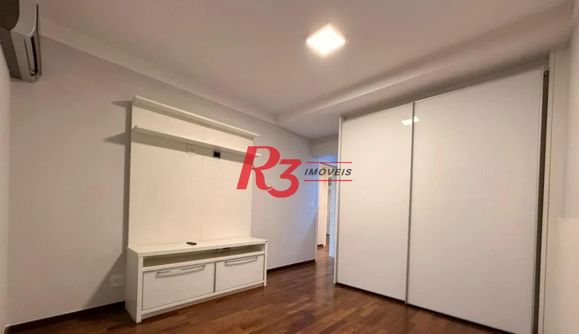 Apartamento com 3 dormitórios para alugar, 199 m² - Ponta da Praia - Santos/SP