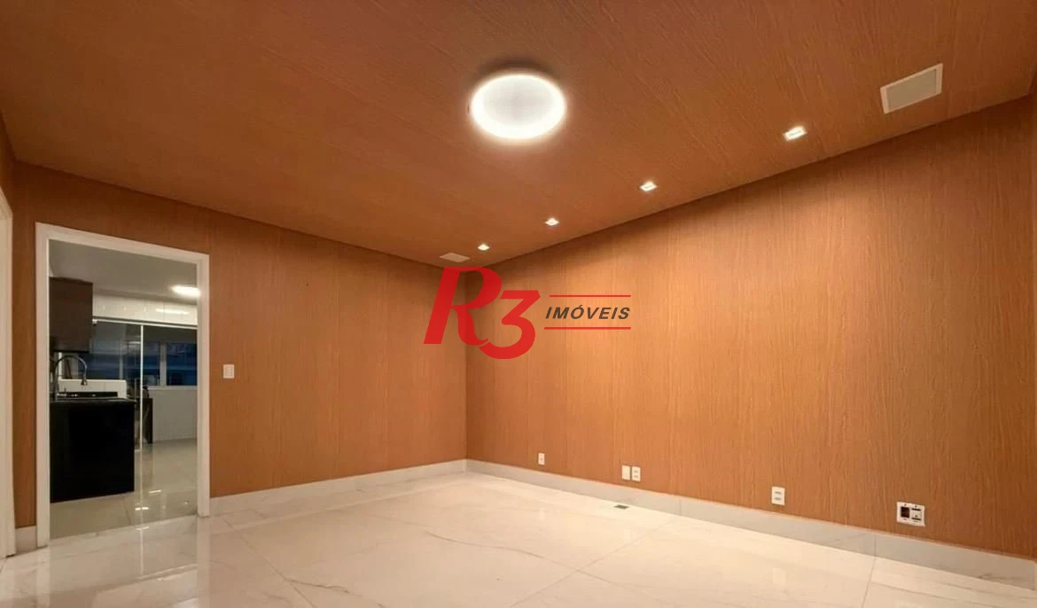 Apartamento com 3 dormitórios para alugar, 199 m² - Ponta da Praia - Santos/SP