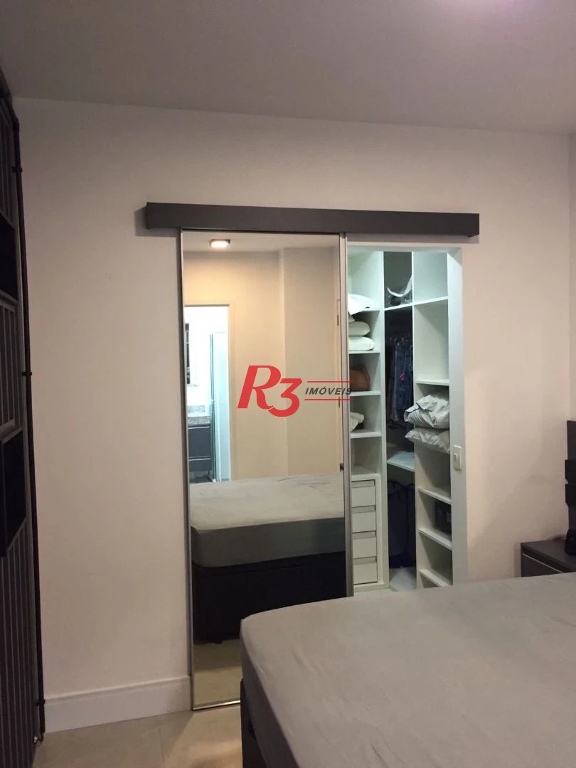 Studio com 1 dormitório à venda, 48 m² - Ponta da Praia - Santos/SP
