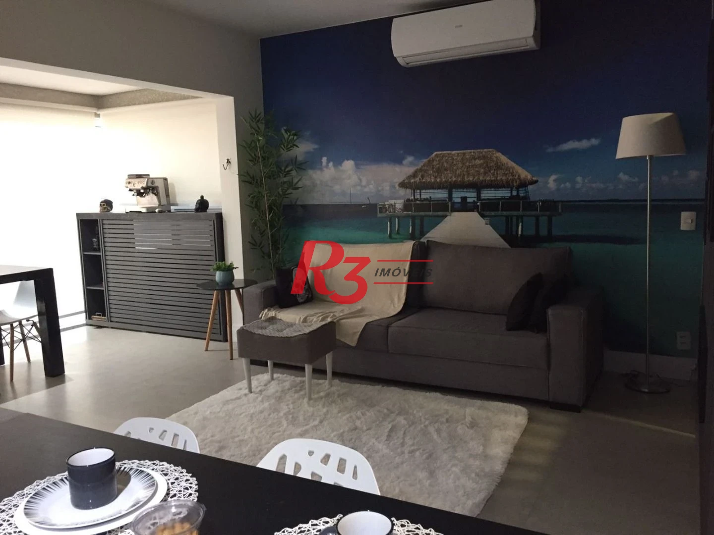 Studio com 1 dormitório à venda, 48 m² - Ponta da Praia - Santos/SP