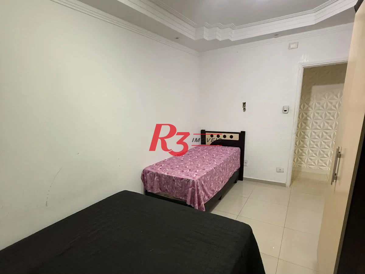Apartamento com 2 dormitórios para alugar, 75 m² por R$ 3.500,00/mês - Gonzaga - Santos/SP