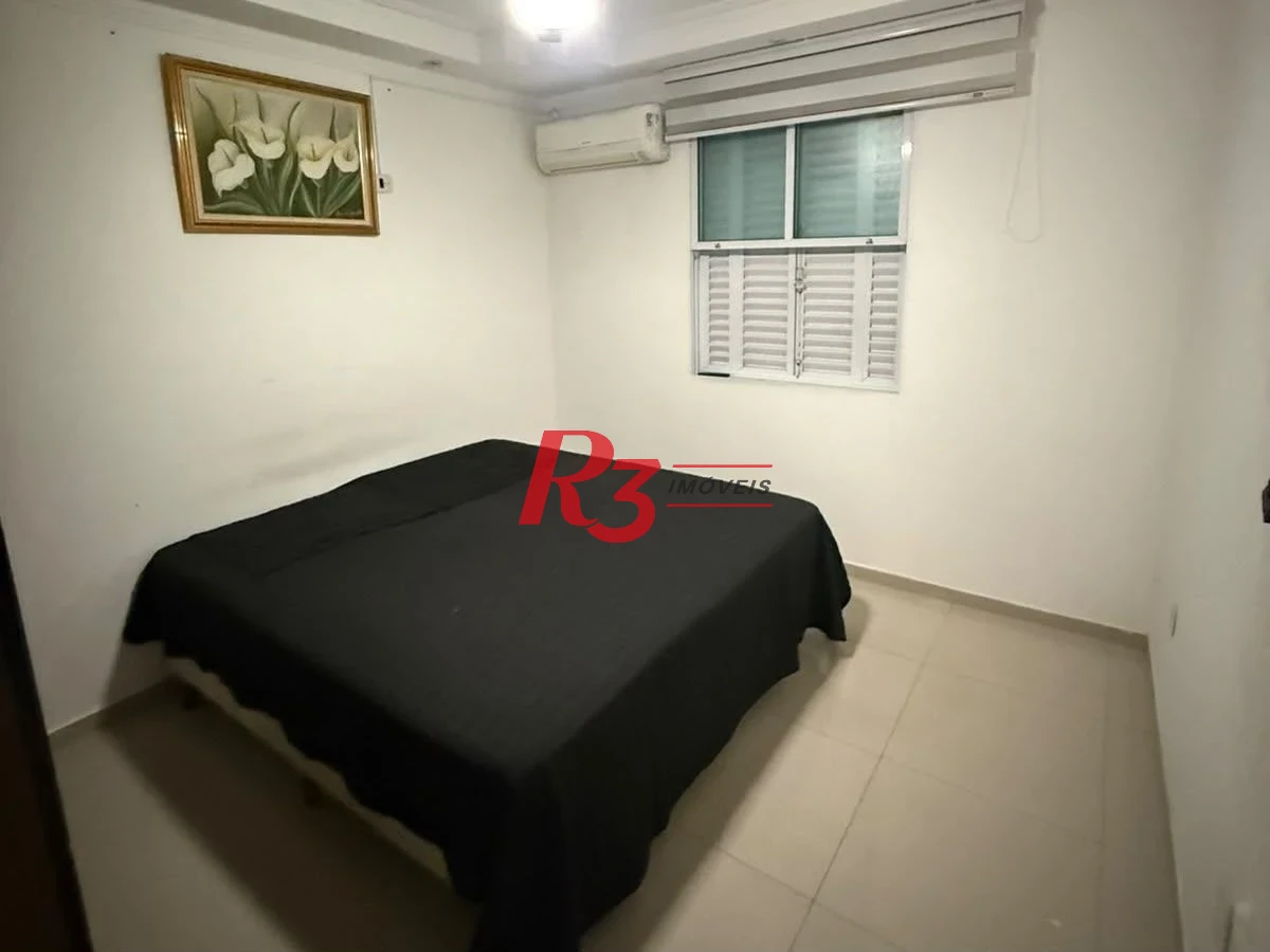 Apartamento com 2 dormitórios para alugar, 75 m² por R$ 3.500,00/mês - Gonzaga - Santos/SP