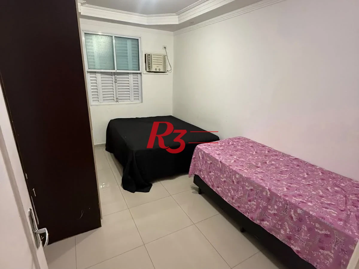 Apartamento com 2 dormitórios para alugar, 75 m² por R$ 3.500,00/mês - Gonzaga - Santos/SP