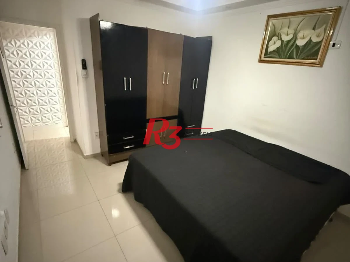 Apartamento com 2 dormitórios para alugar, 75 m² por R$ 3.500,00/mês - Gonzaga - Santos/SP