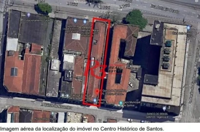 Prédio à venda, 984 m² - Centro - Santos/SP