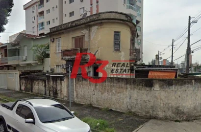 Terreno para alugar, 268 m² por R$ 10.000,00/mês - Campo Grande - Santos/SP