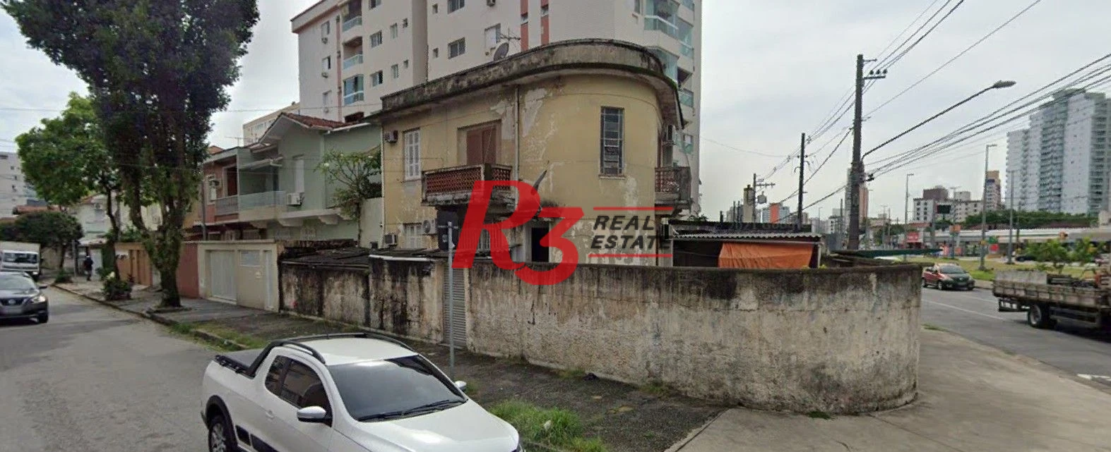 Terreno para alugar, 268 m² por R$ 10.000,00/mês - Campo Grande - Santos/SP