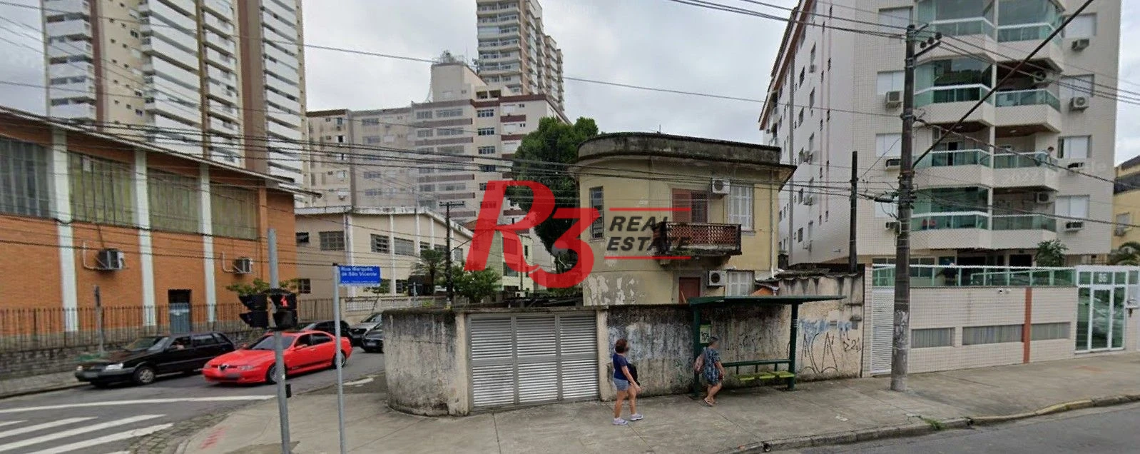 Terreno para alugar, 268 m² por R$ 10.000,00/mês - Campo Grande - Santos/SP