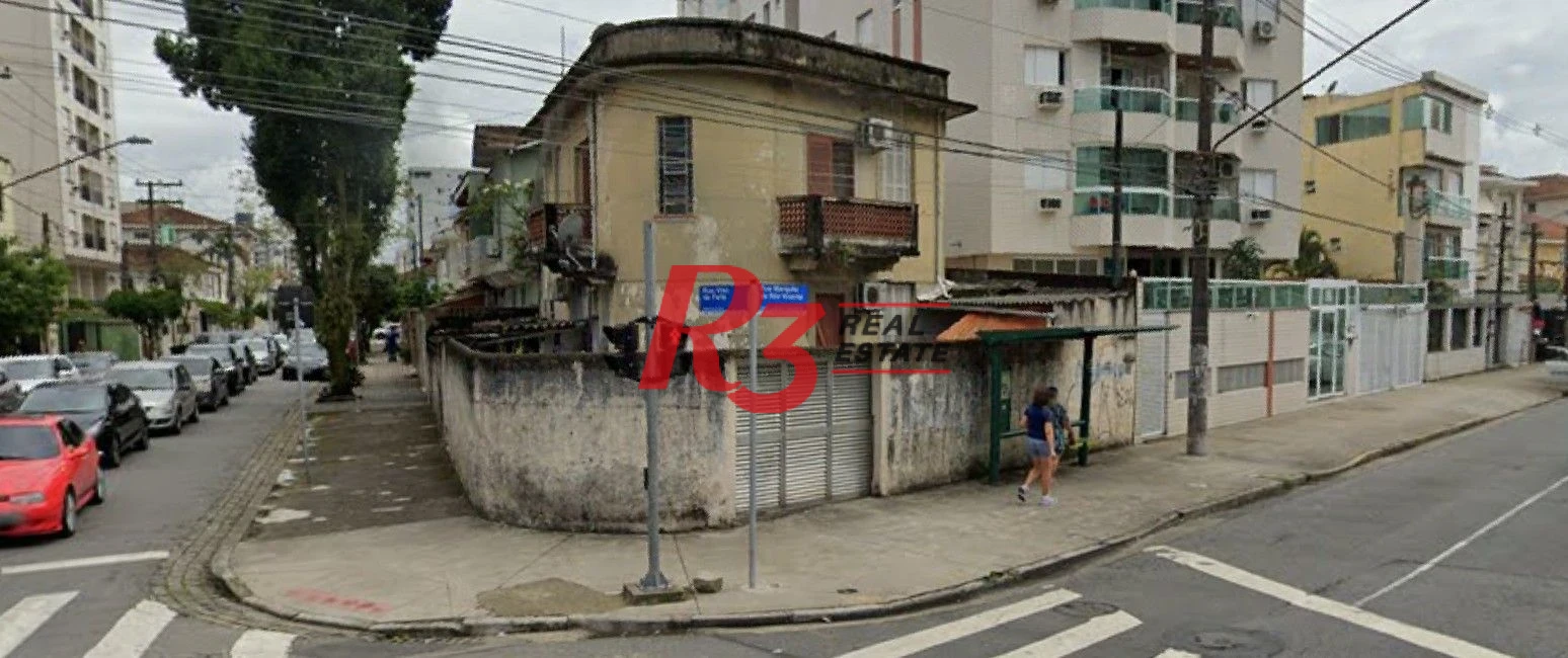 Terreno para alugar, 268 m² por R$ 10.000,00/mês - Campo Grande - Santos/SP