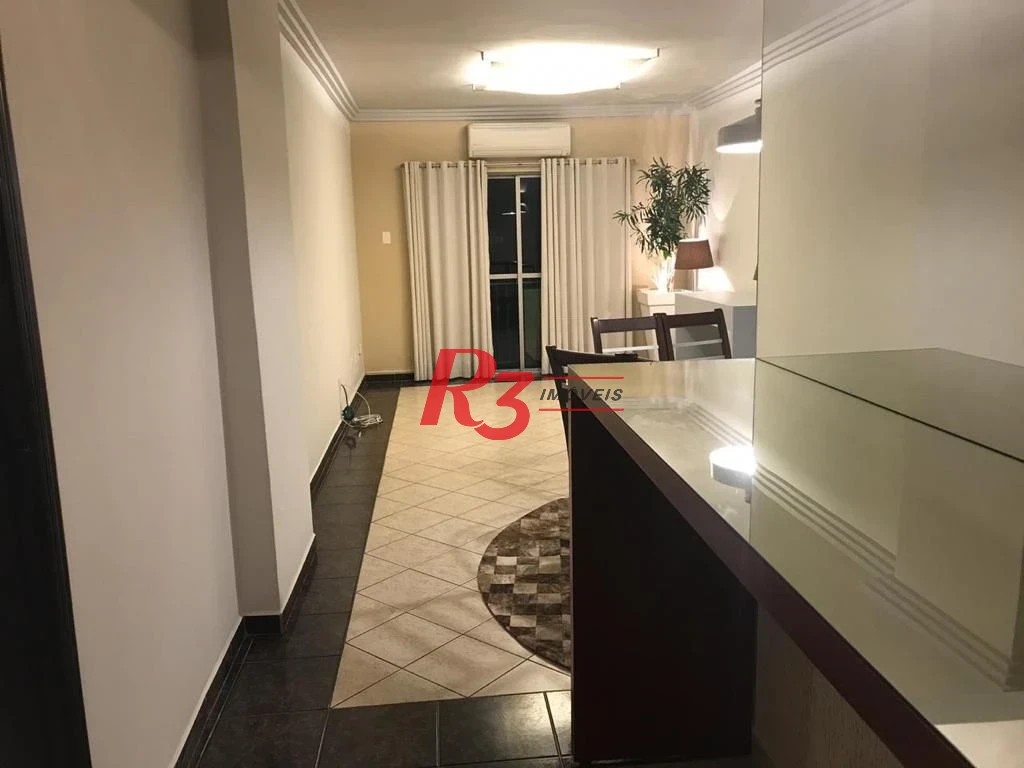 Apartamento com 3 dormitórios para alugar, 160 m² por R$ 4.000,00/mês - Vila Belmiro - Santos/SP