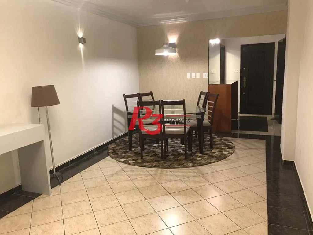 Apartamento com 3 dormitórios para alugar, 160 m² por R$ 4.000,00/mês - Vila Belmiro - Santos/SP
