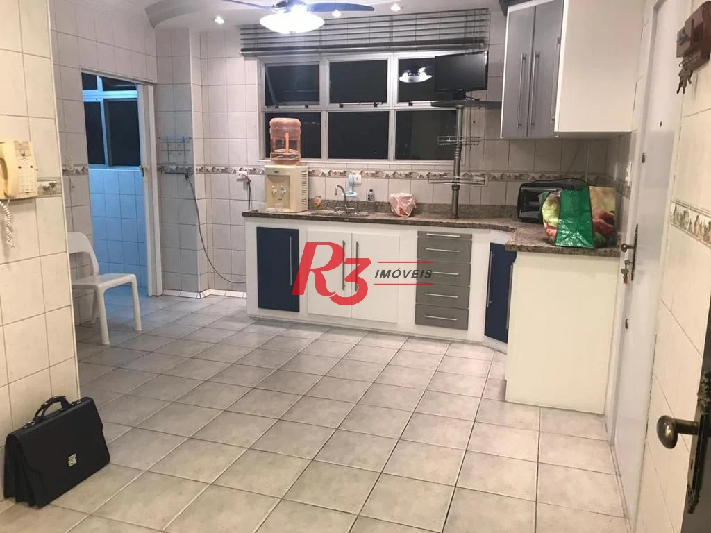 Apartamento com 3 dormitórios para alugar, 160 m² por R$ 4.000,00/mês - Vila Belmiro - Santos/SP