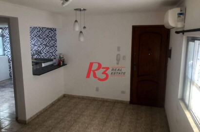 Apartamento com 2 dormitórios à venda, 61 m² - Aparecida - Santos/SP