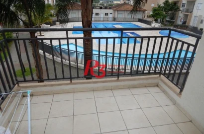 Apartamento com 3 dormitórios à venda, 70 m² por R$ 375.000,00 - Areia Branca - Santos/SP