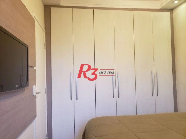 Apartamento com 3 dormitórios à venda, 70 m² por R$ 375.000,00 - Areia Branca - Santos/SP