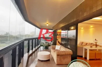 Apartamento com 3 dormitórios, 252 m² - venda por R$ 3.000.000,00 ou aluguel por R$ 17.118,67 - Pompéia - Santos/SP