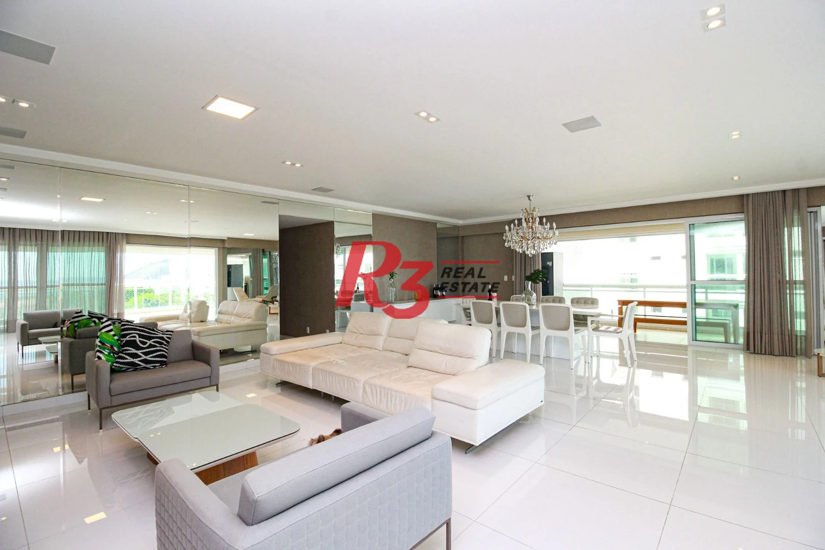 Apartamento com 4 dormitórios à venda, 344 m² por R$ 5.400.000,00 - Aparecida - Santos/SP