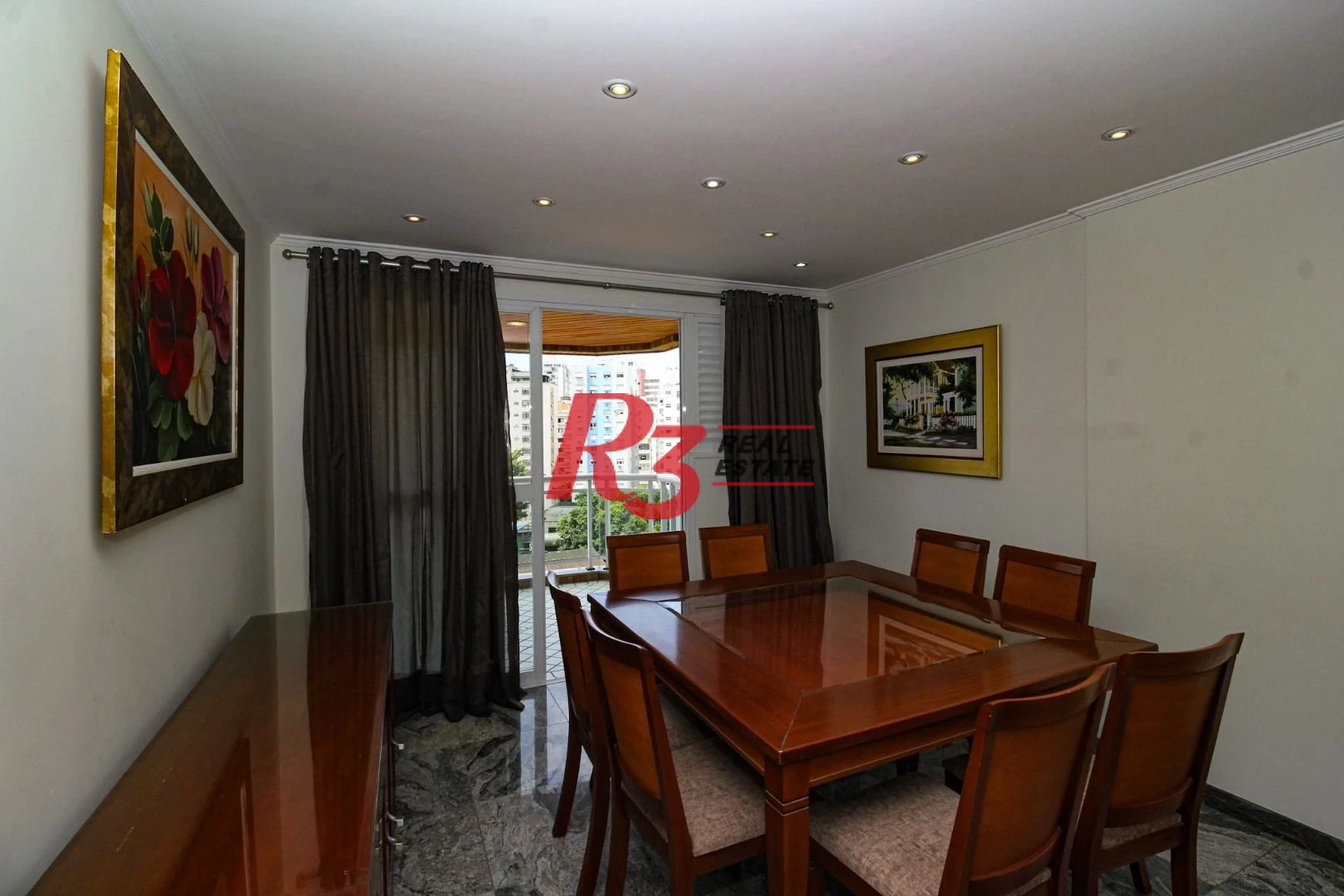 Apartamento para alugar, 136 m² por R$ 9.334,75/mês - Boqueirão - Santos/SP