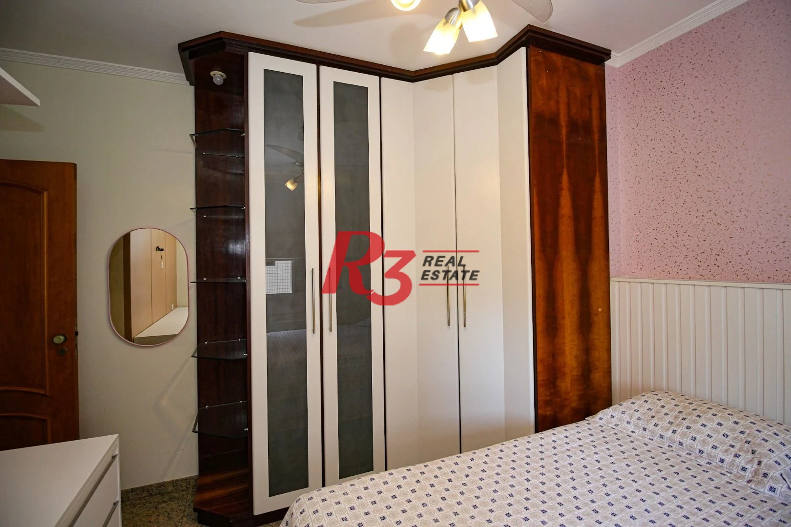 Apartamento para alugar, 136 m² por R$ 9.334,75/mês - Boqueirão - Santos/SP