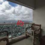Apartamento com 1 dormitório para alugar, 47 m² por R$ 4.500,00/mês - Boqueirão - Santos/SP