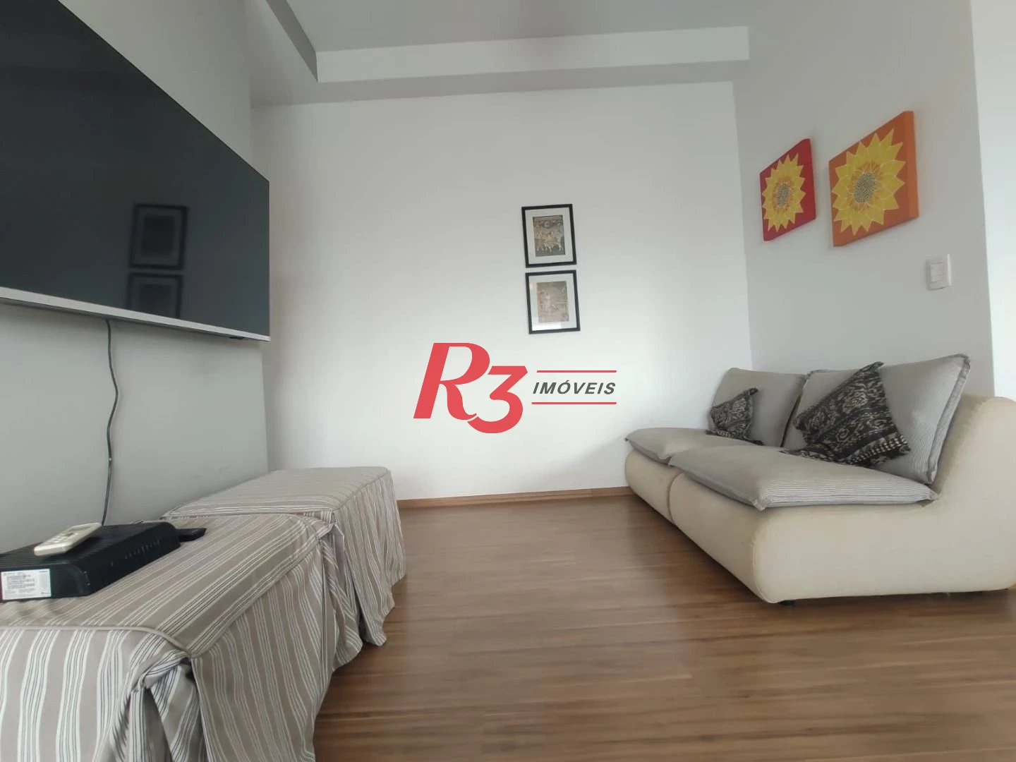 Apartamento com 1 dormitório para alugar, 47 m² por R$ 4.500,00/mês - Boqueirão - Santos/SP
