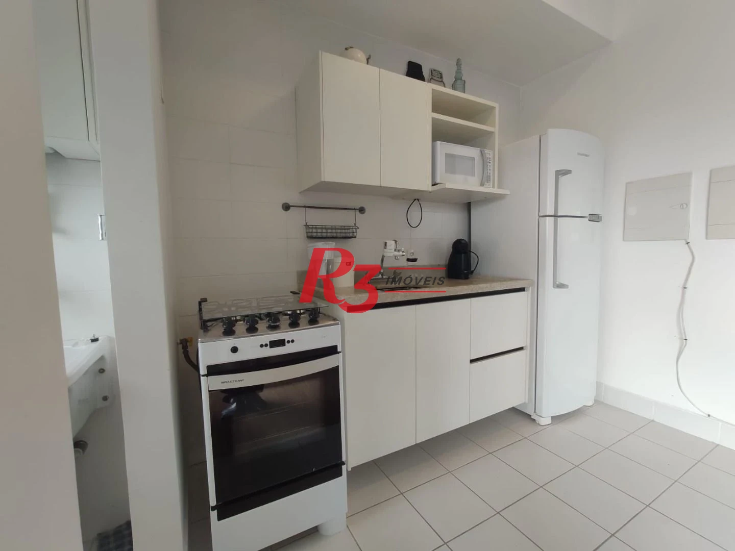 Apartamento com 1 dormitório para alugar, 47 m² por R$ 4.500,00/mês - Boqueirão - Santos/SP