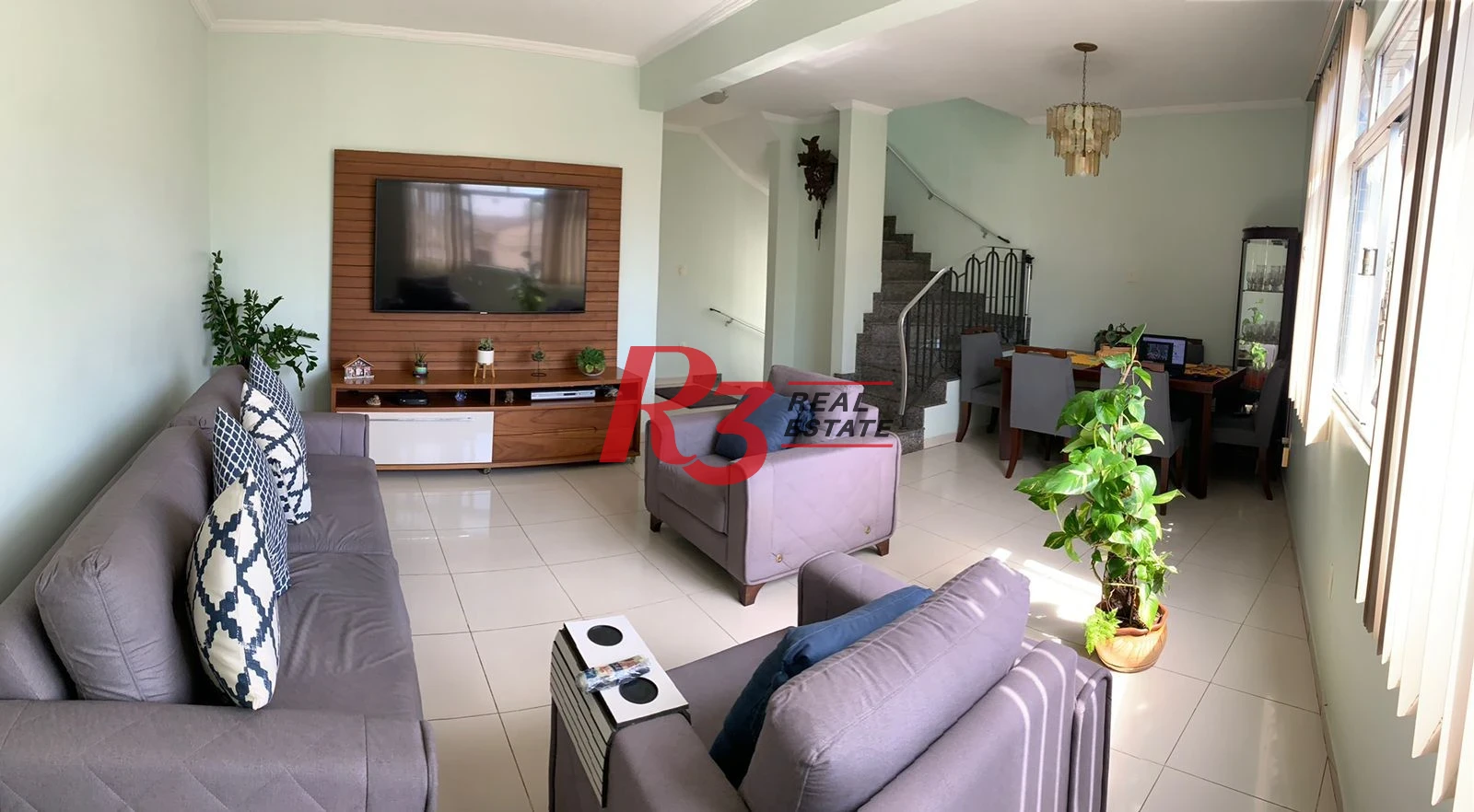 Casa com 3 dormitórios à venda, 230 m² - Aparecida - Santos/SP
