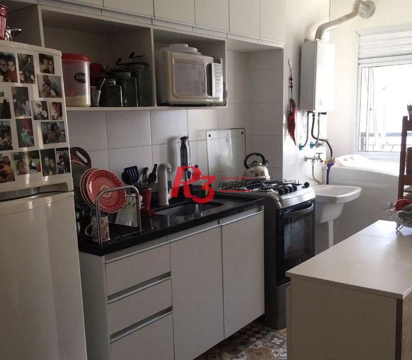 Apartamento com 2 dormitórios à venda, 80 m² por R$ 950.000 - Marapé - Santos/SP