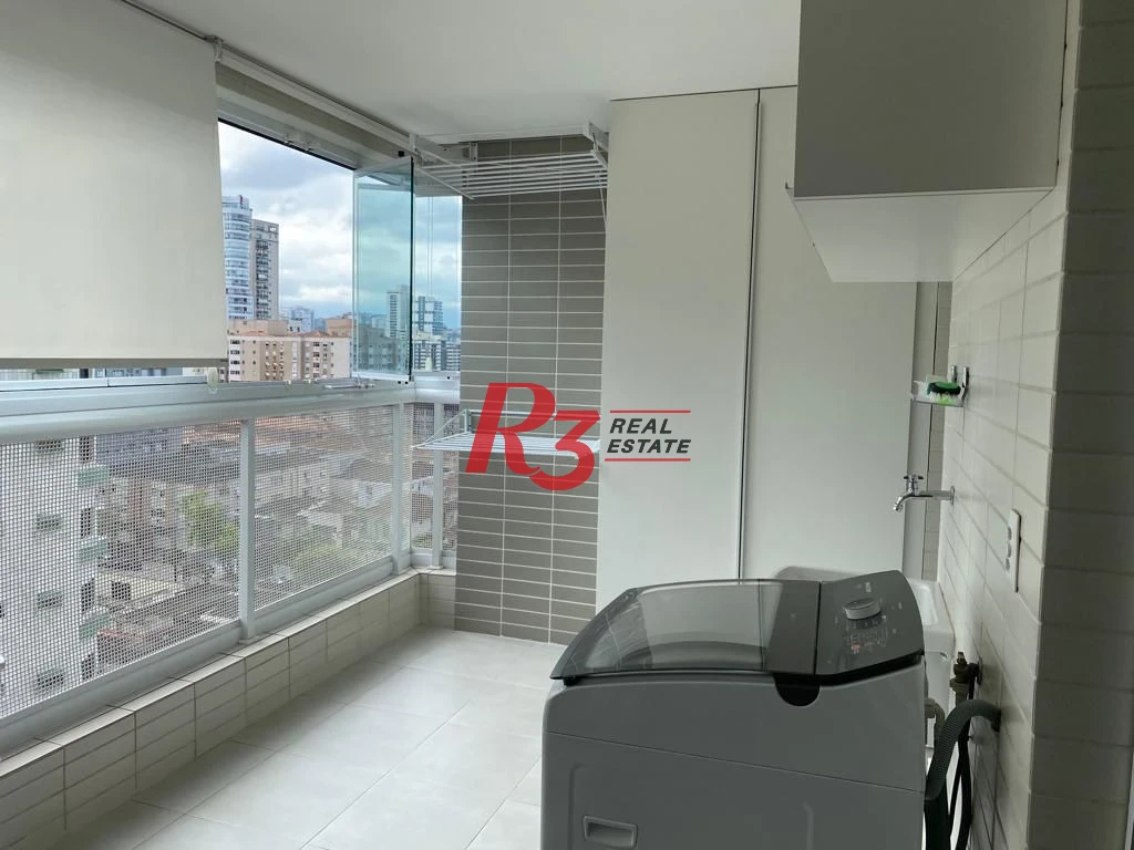 Apartamento com 3 dormitórios à venda, 127 m² por R$ 1.950.000,00 - Boqueirão - Santos/SP
