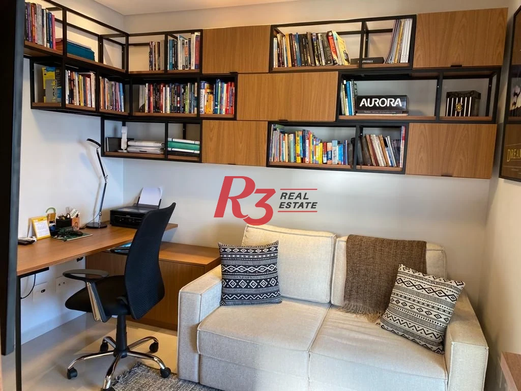 Apartamento com 3 dormitórios à venda, 127 m² por R$ 1.950.000,00 - Boqueirão - Santos/SP