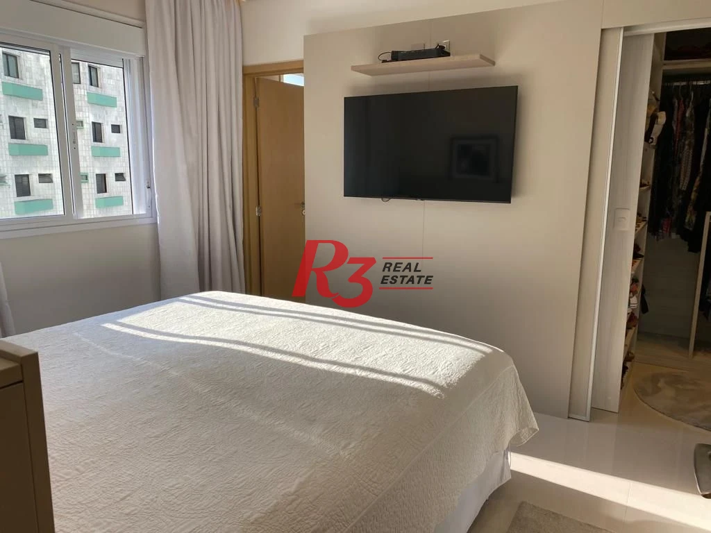 Apartamento com 3 dormitórios à venda, 127 m² por R$ 1.950.000,00 - Boqueirão - Santos/SP