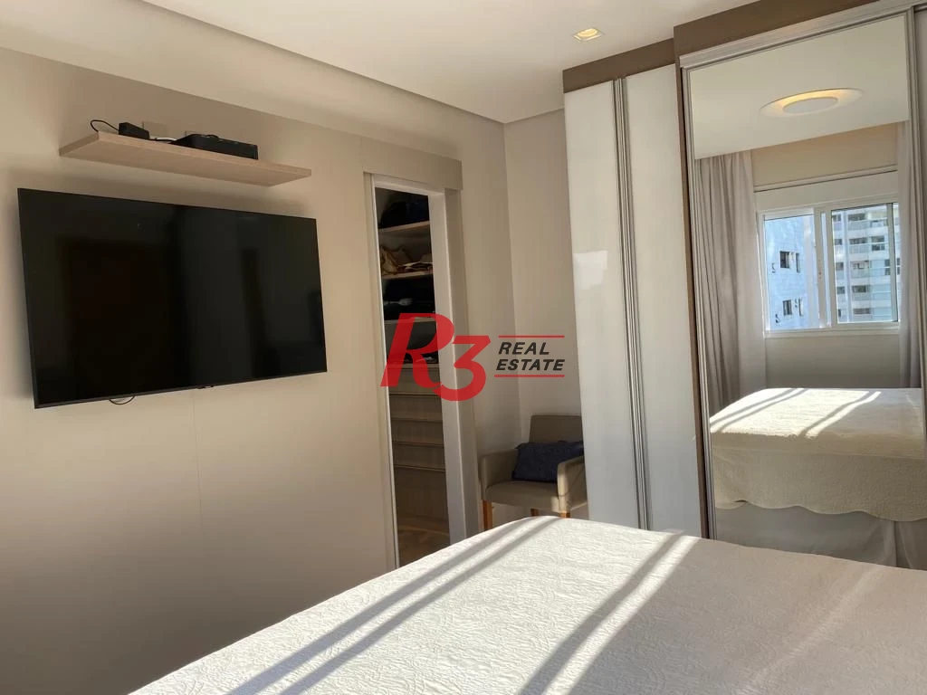 Apartamento com 3 dormitórios à venda, 127 m² por R$ 1.950.000,00 - Boqueirão - Santos/SP