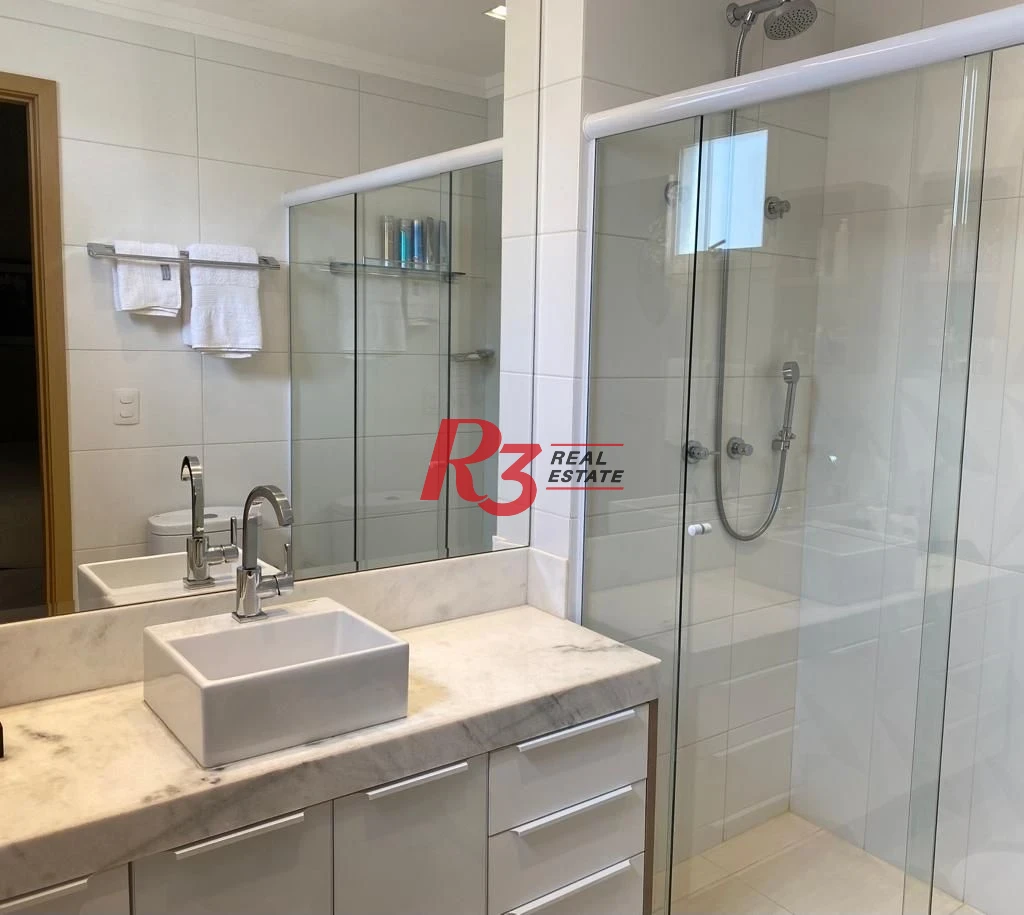 Apartamento com 3 dormitórios à venda, 127 m² por R$ 1.950.000,00 - Boqueirão - Santos/SP