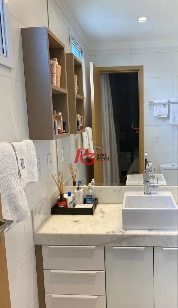 Apartamento com 3 dormitórios à venda, 127 m² por R$ 1.950.000,00 - Boqueirão - Santos/SP