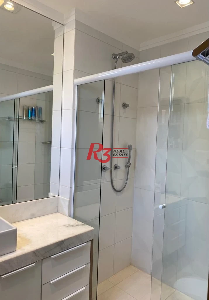 Apartamento com 3 dormitórios à venda, 127 m² por R$ 1.950.000,00 - Boqueirão - Santos/SP