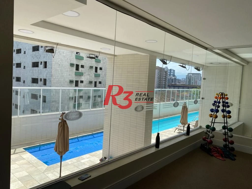 Apartamento com 3 dormitórios à venda, 127 m² por R$ 1.950.000,00 - Boqueirão - Santos/SP