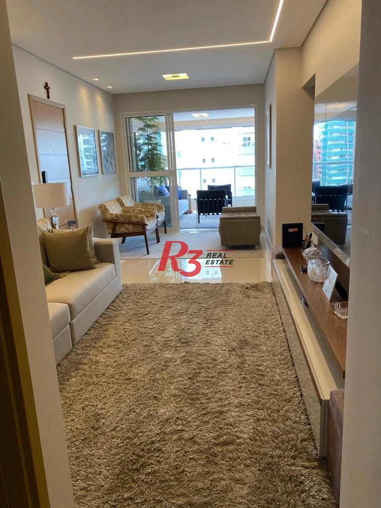 Apartamento com 3 dormitórios à venda, 127 m² por R$ 1.950.000,00 - Boqueirão - Santos/SP
