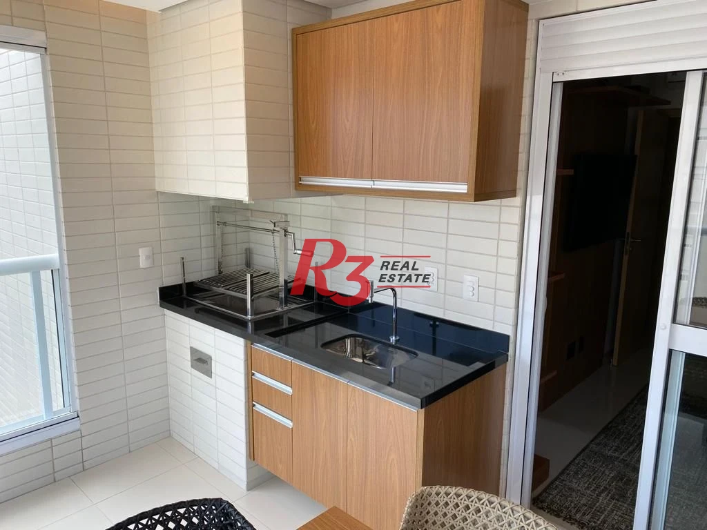 Apartamento com 3 dormitórios à venda, 127 m² por R$ 1.950.000,00 - Boqueirão - Santos/SP