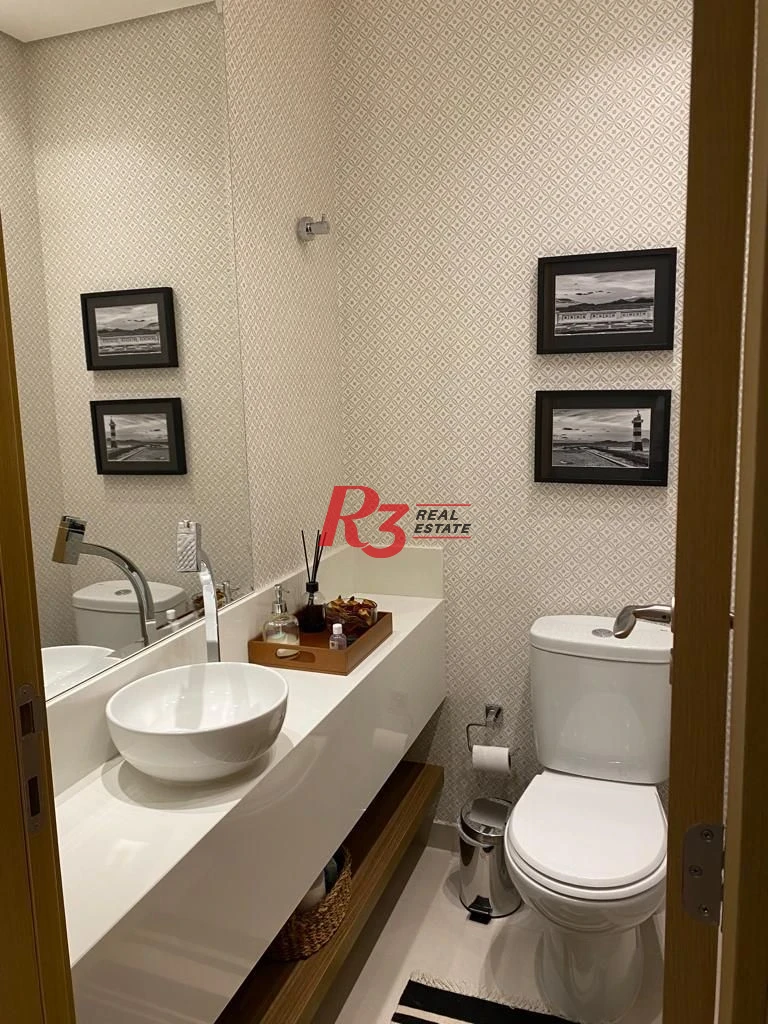 Apartamento com 3 dormitórios à venda, 127 m² por R$ 1.950.000,00 - Boqueirão - Santos/SP