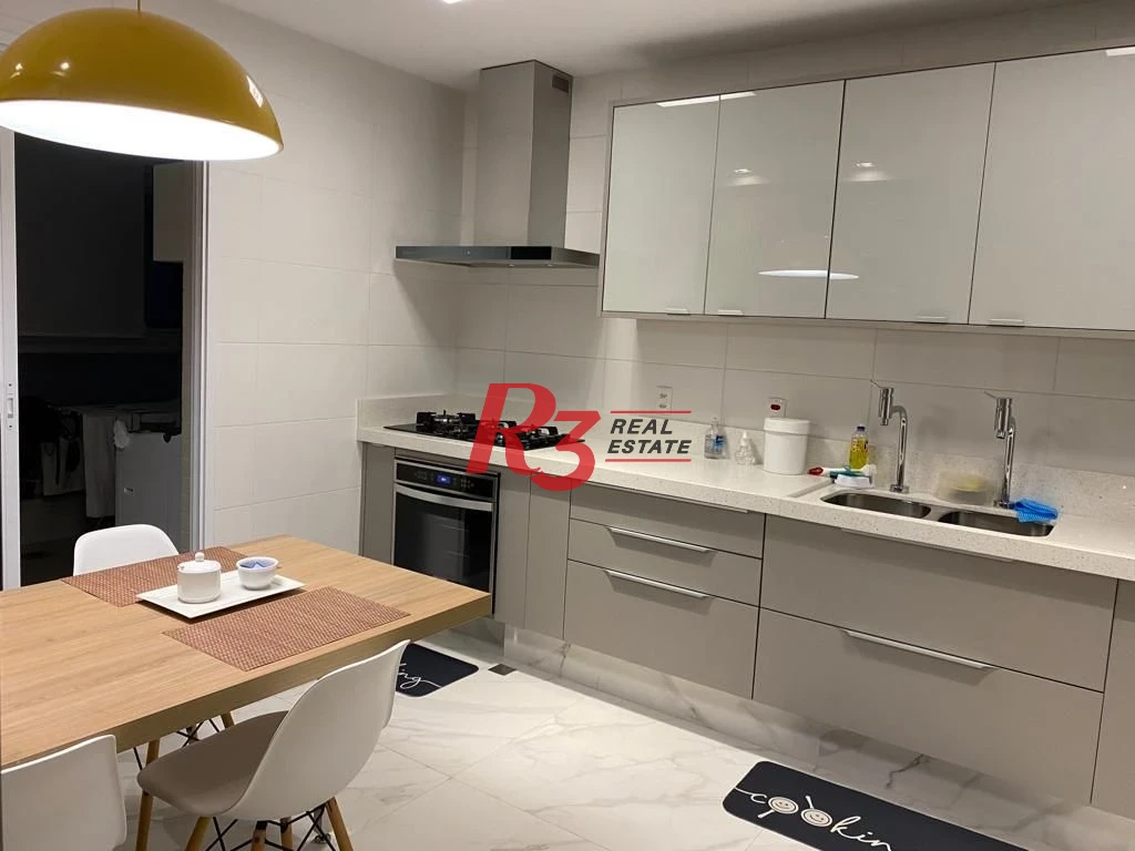 Apartamento com 3 dormitórios à venda, 127 m² por R$ 1.950.000,00 - Boqueirão - Santos/SP