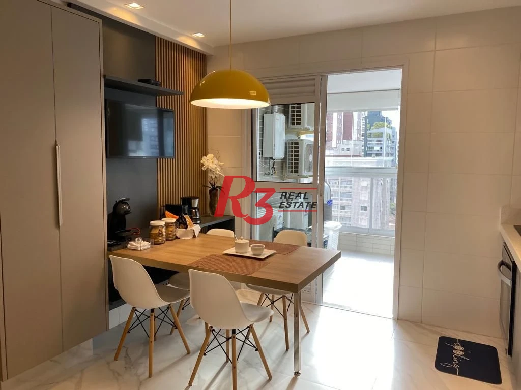 Apartamento com 3 dormitórios à venda, 127 m² por R$ 1.950.000,00 - Boqueirão - Santos/SP