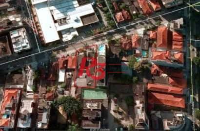 Terreno à venda, 1364 m² por R$ 13.650.000,00 - José Menino - Santos/SP
