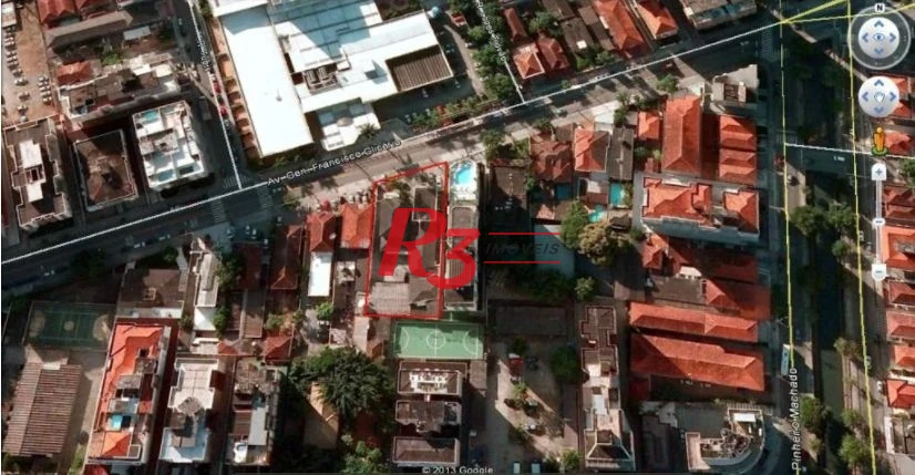 Terreno à venda, 1364 m² por R$ 13.650.000,00 - José Menino - Santos/SP